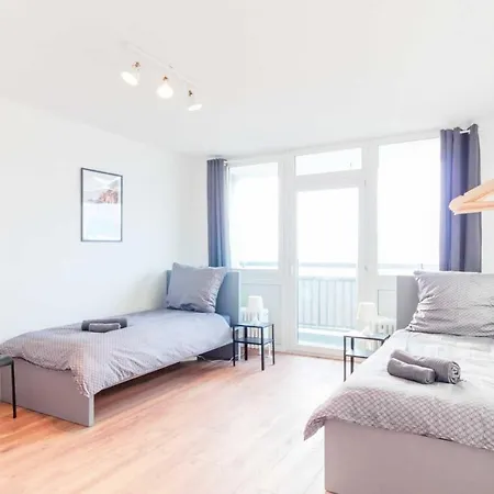 Chic City-view In Appartamento Hanau