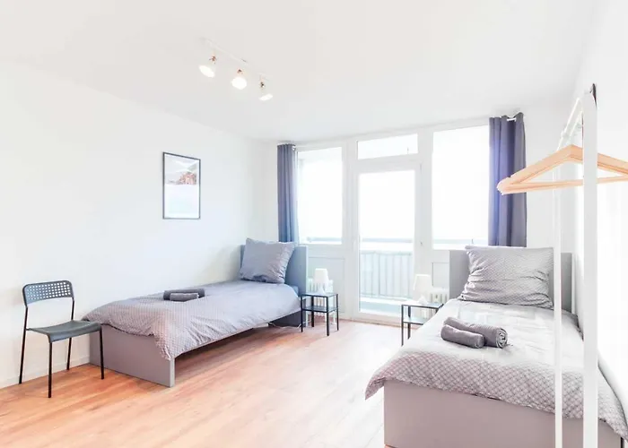 Chic City-view In Appartamento Hanau